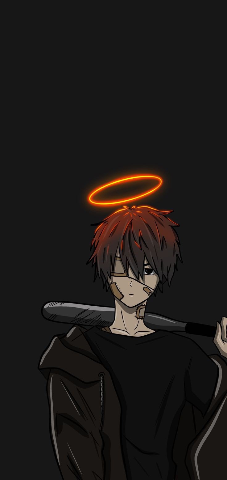 alone sad dp black