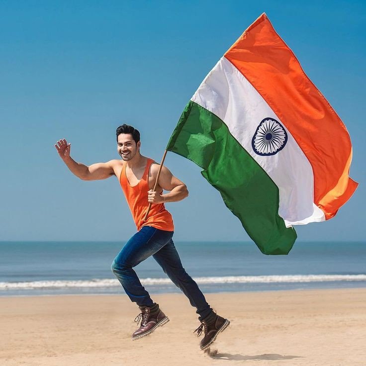 alphabet indian flag dp