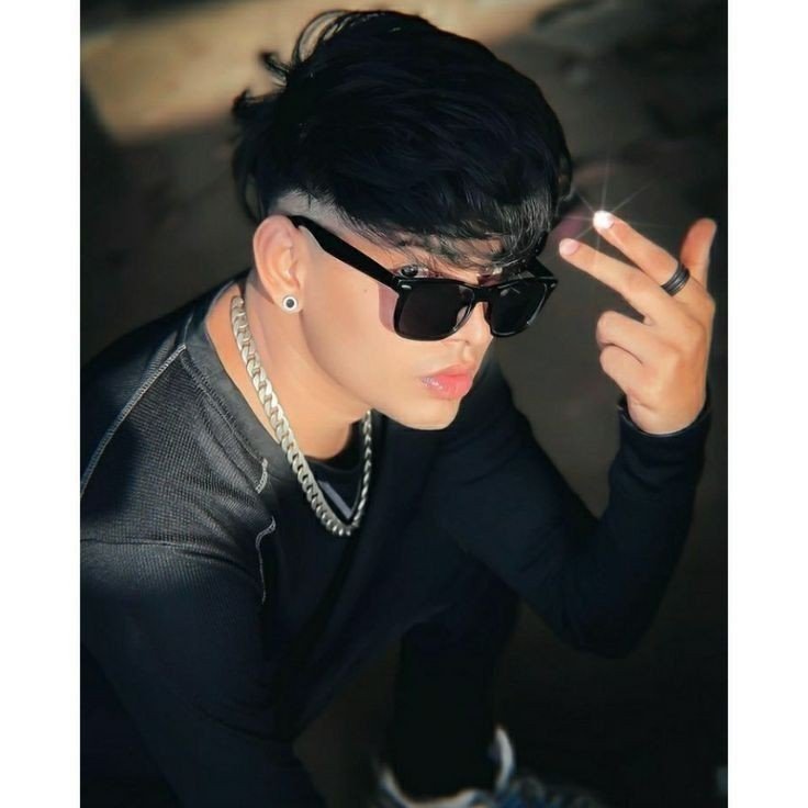 attitude boys dp black