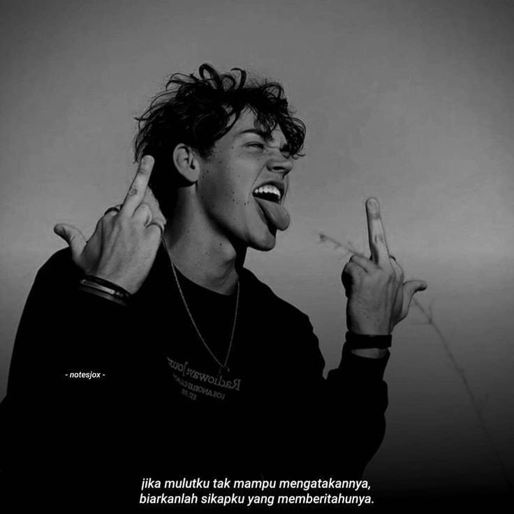 attitude boys dp black and white