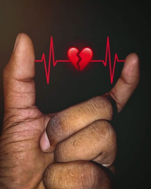 broken heart dp a name