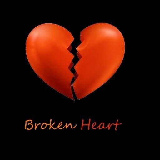 broken heart dp aesthetic girl