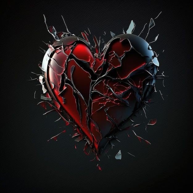 broken heart dp girl attitude for instagram
