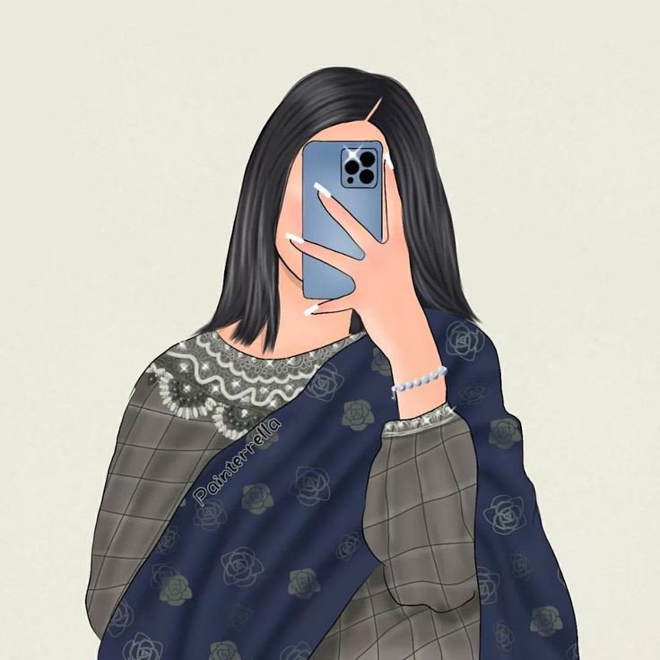 cartoon dp for girls attitude