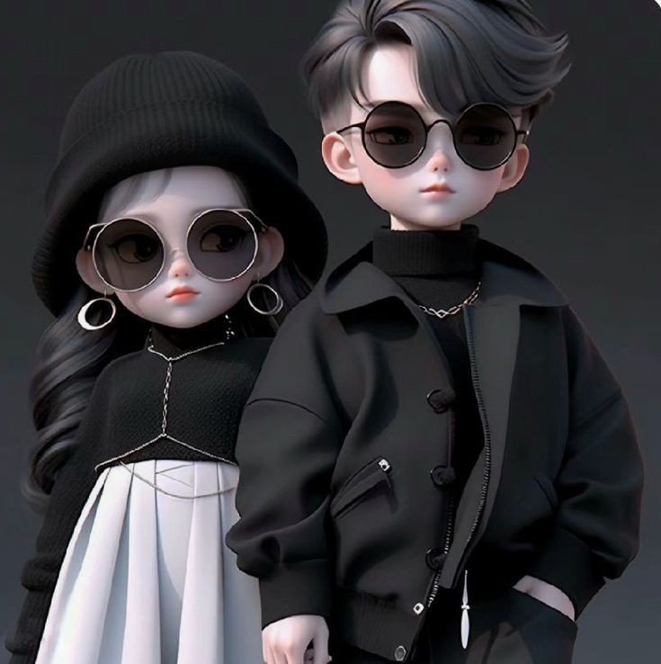 cartoon dp for instagram girl