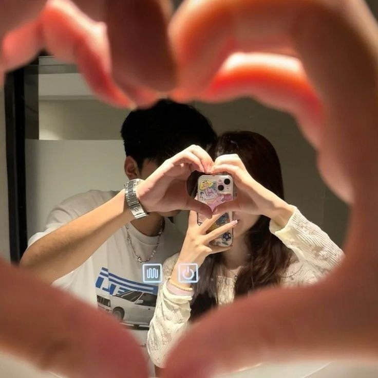 couple dp cartoon boy and girl