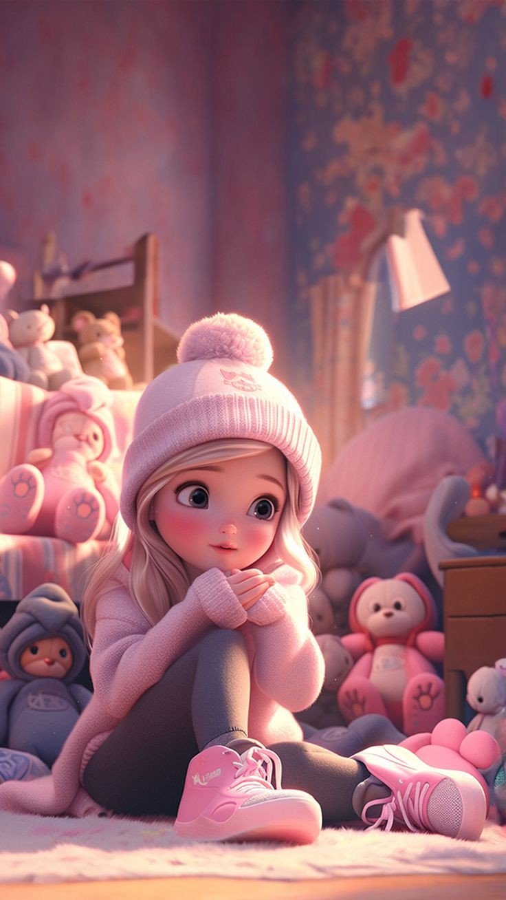 cute dp for girls cartoon