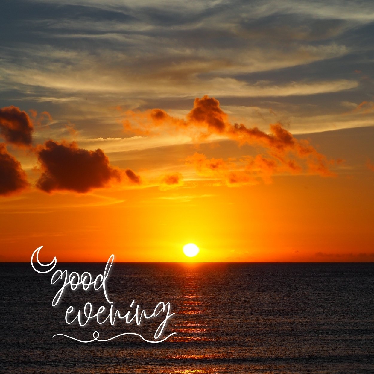 good evening images aesthetic
