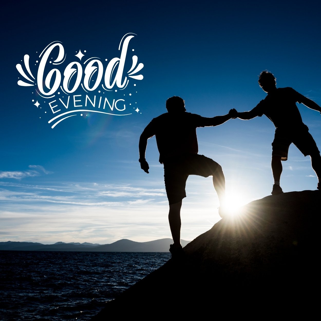 good evening images aesthetic