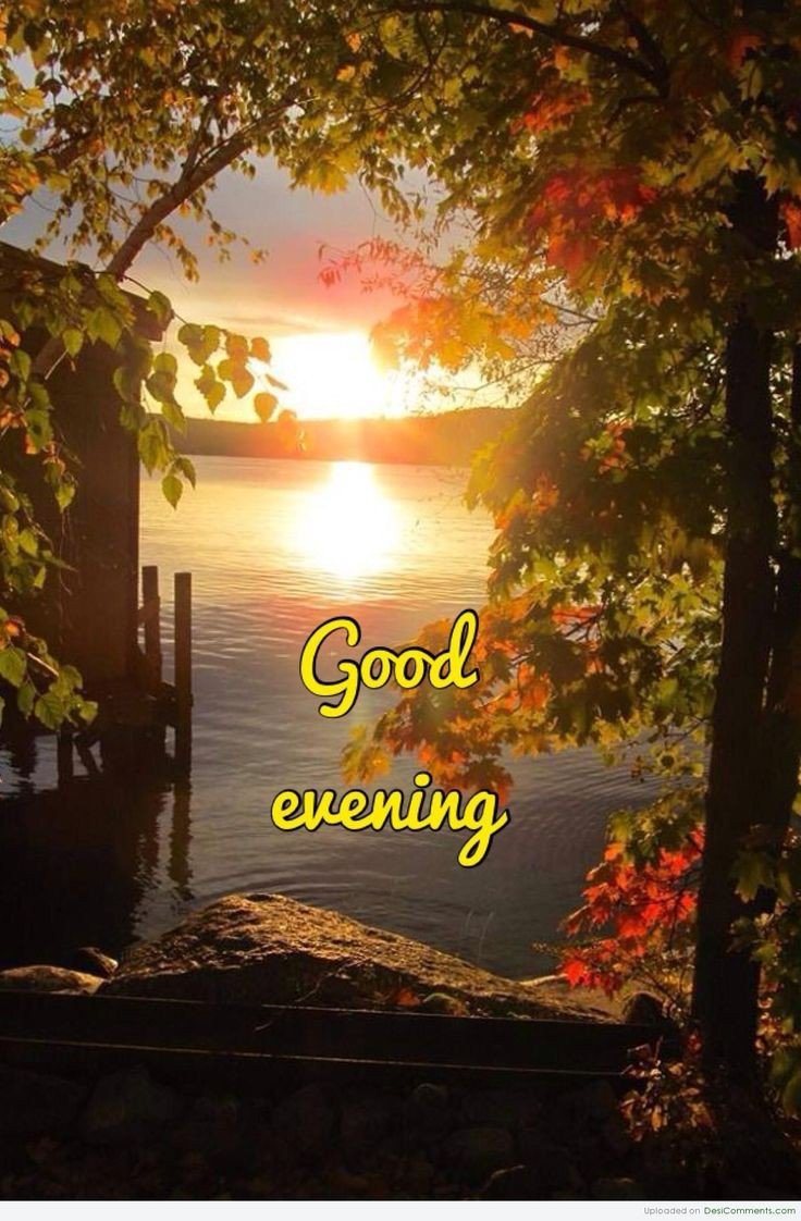 good evening images aesthetic