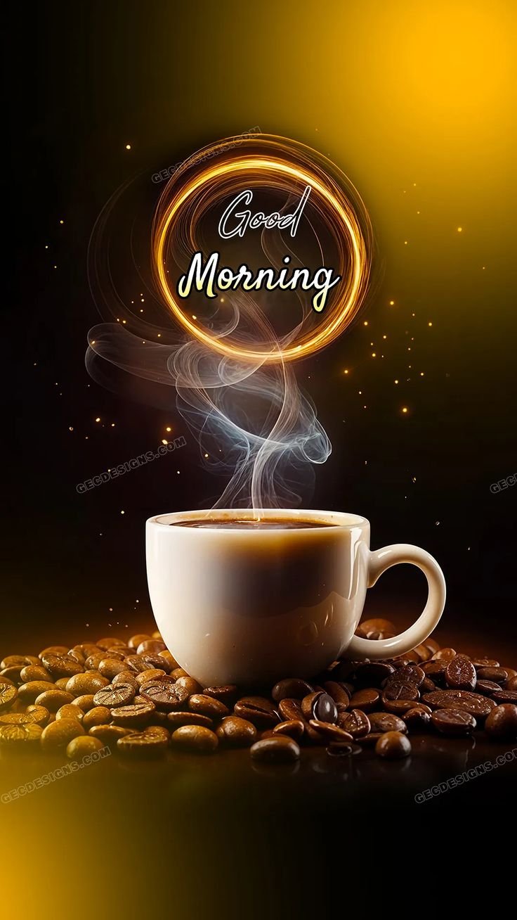 good morning images art