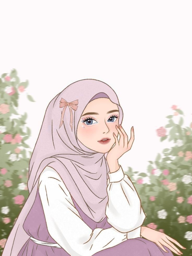 hijab girl dp allah