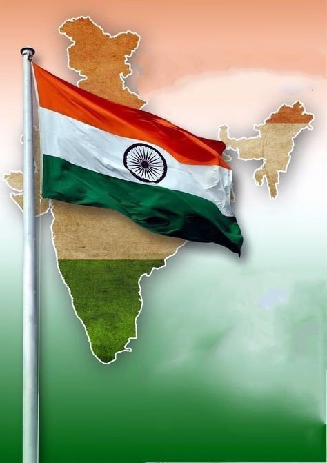 indian flag dp aesthetic