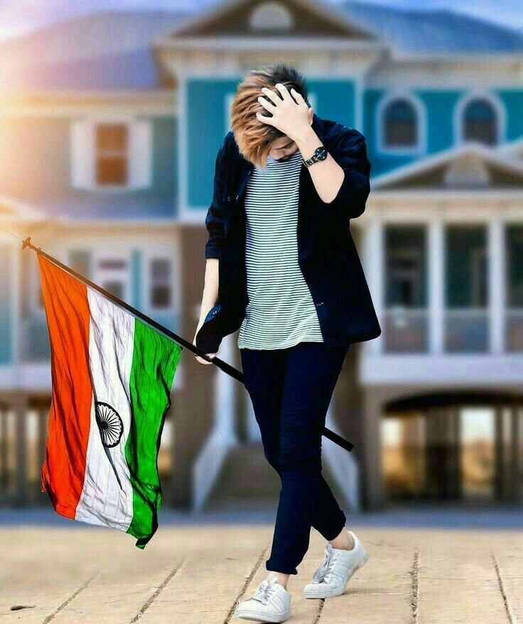indian flag dp ai