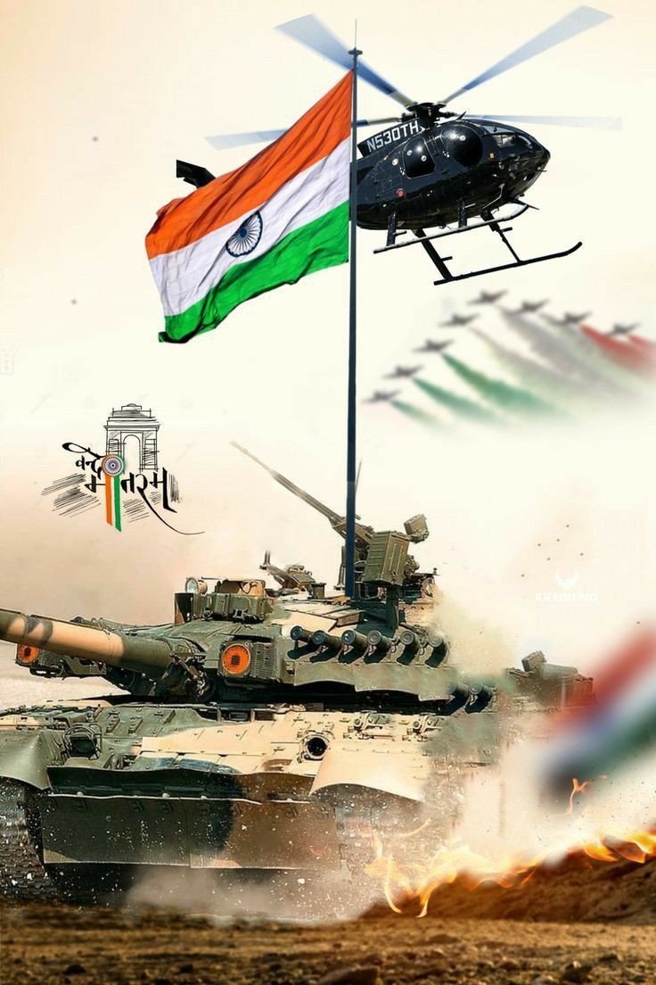 indian flag dp army
