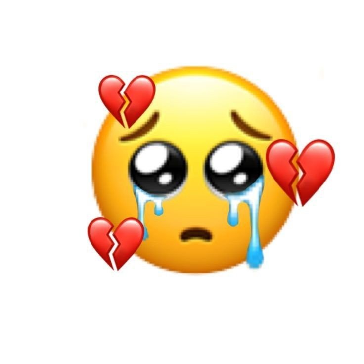 sad emoji dp anime