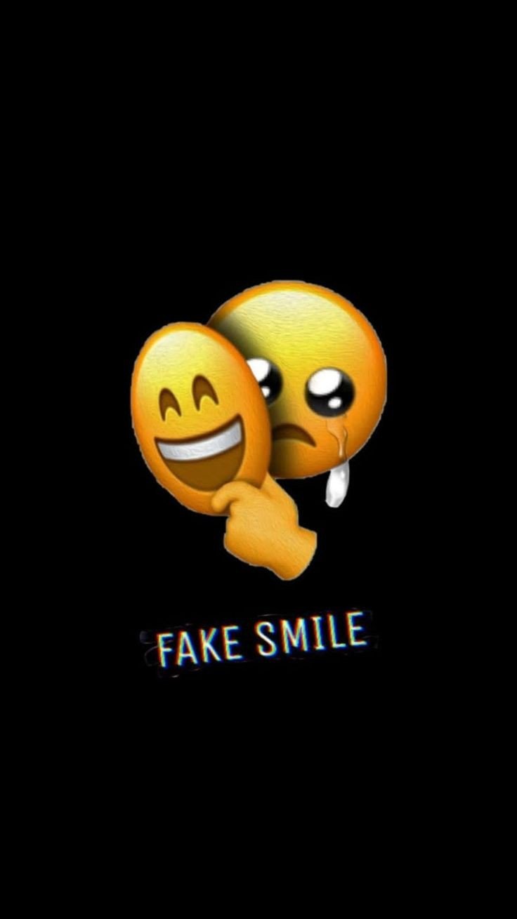 sad emoji dp black and white