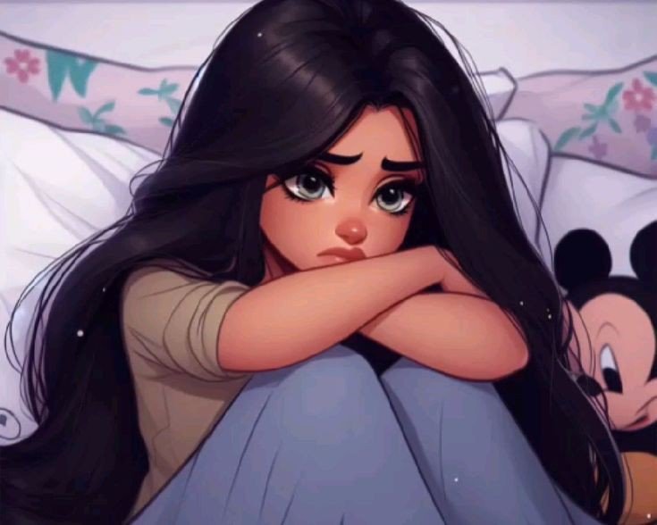 sad girl dp aesthetic