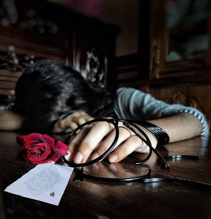 sad girl dp aesthetic