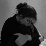 sad girl dp alone