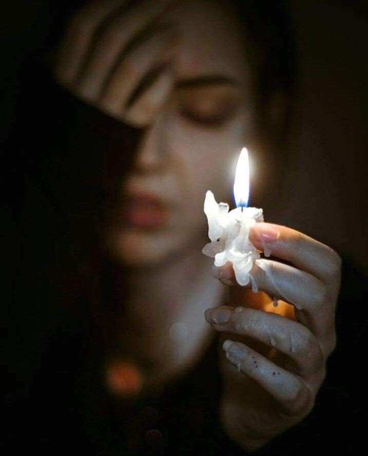 sad girl dp alone